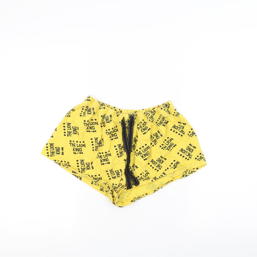 Primark Womens Yellow   Sweat Shorts Size M