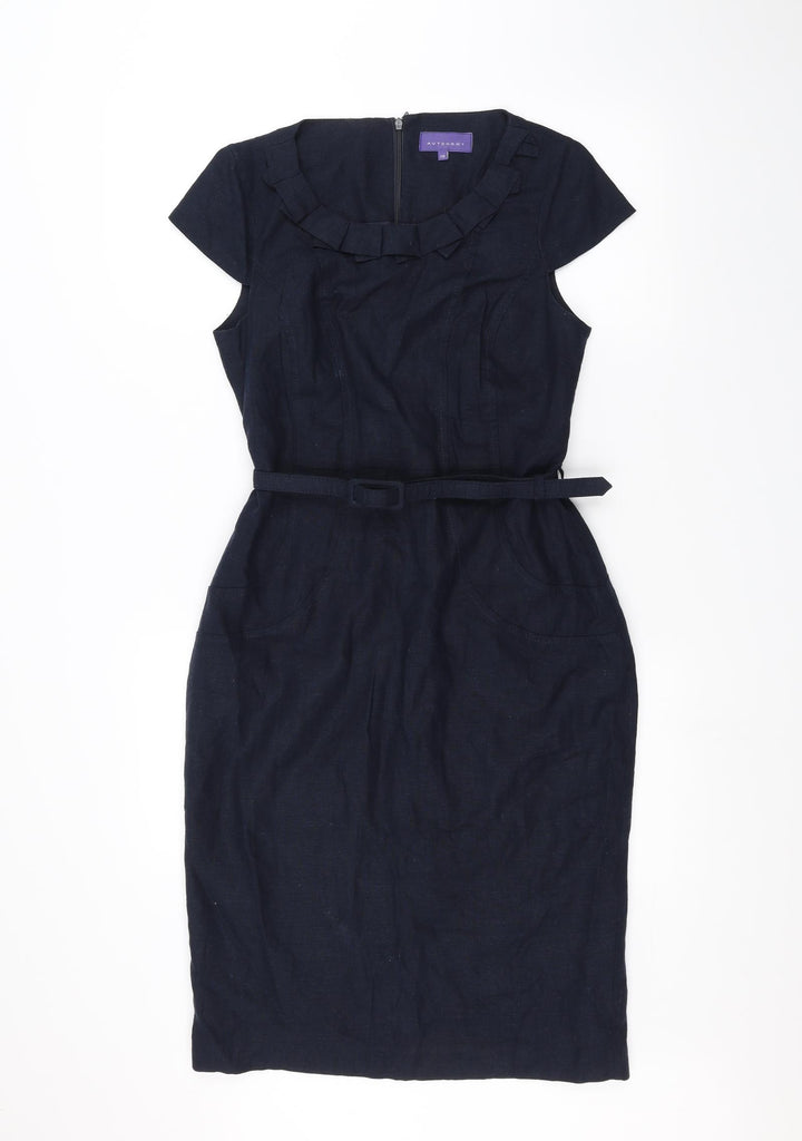 Autonomy Womens Blue A-Line Size 10