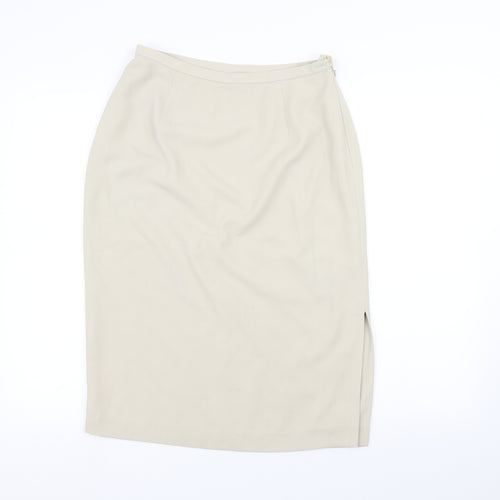 Anne Brooks Womens White   A-Line Skirt Size 12