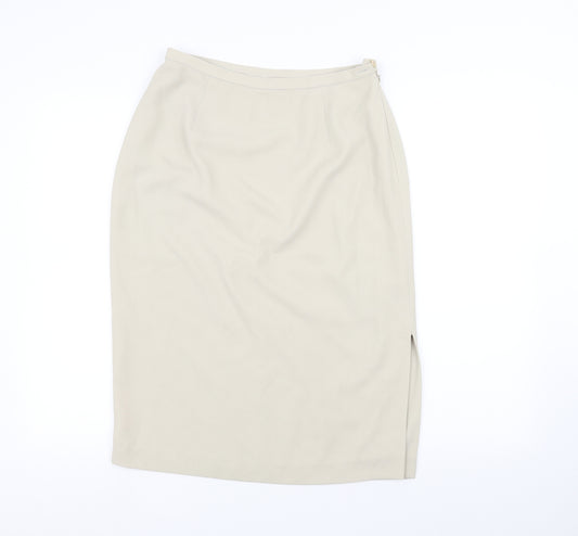 Anne Brooks Womens White   A-Line Skirt Size 12