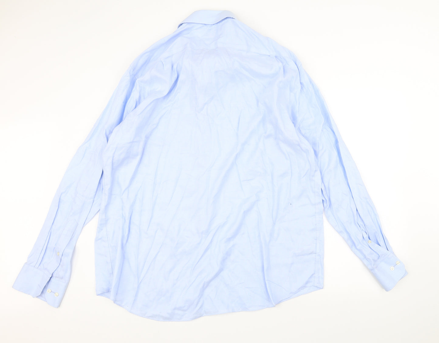 Marks and Spencer Mens Blue    Dress Shirt Size 18