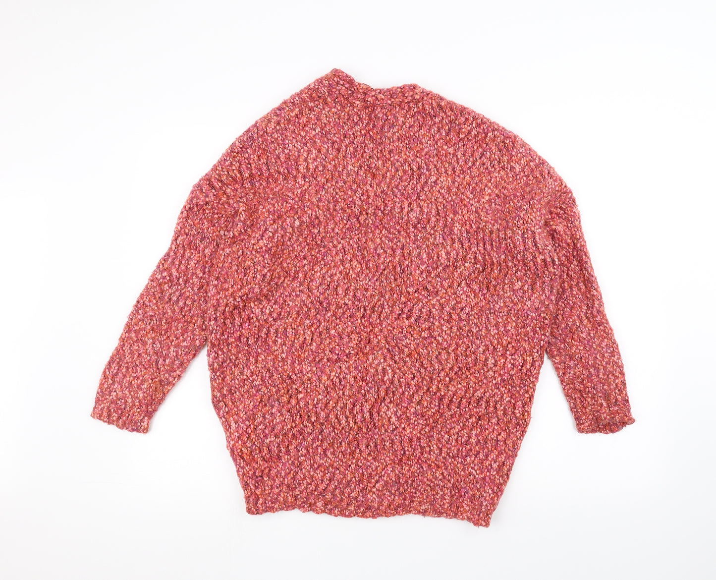 Atmosphere Womens Orange  Knit Jacket Coatigan Size XS