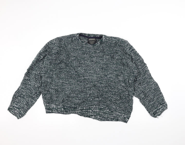 Burton Mens Black Knit Pullover Jumper Size M