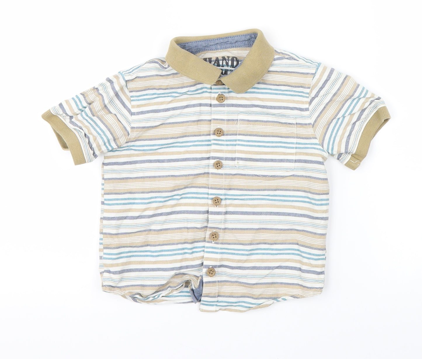 Handsome Boys Multicoloured Striped  Basic Polo Size 2-3 Years
