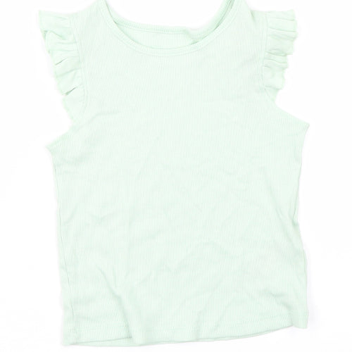 Primark Girls Green   Basic Tank Size 2 Years