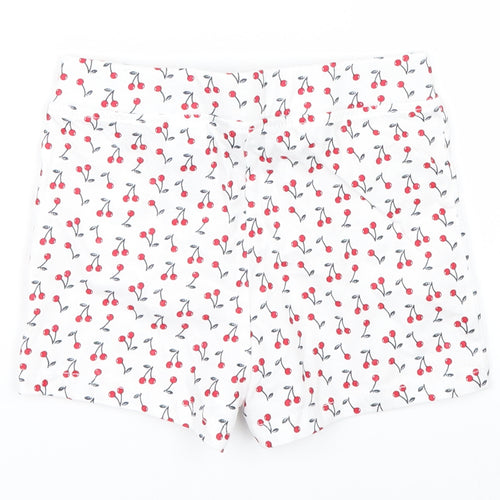 Primark Girls White Polka Dot   Pyjama Pants Size 18-24 Months  - cherries