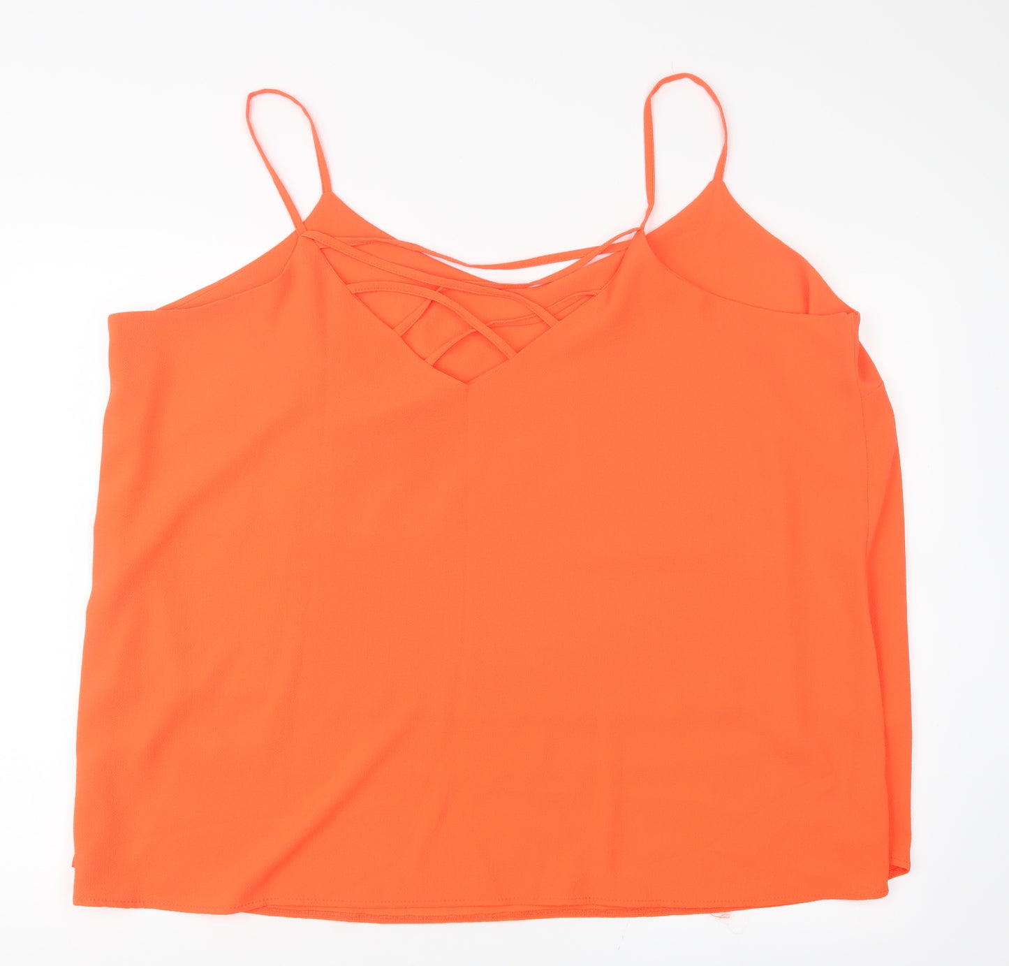 Capsule Womens Orange   Camisole Blouse Size 26
