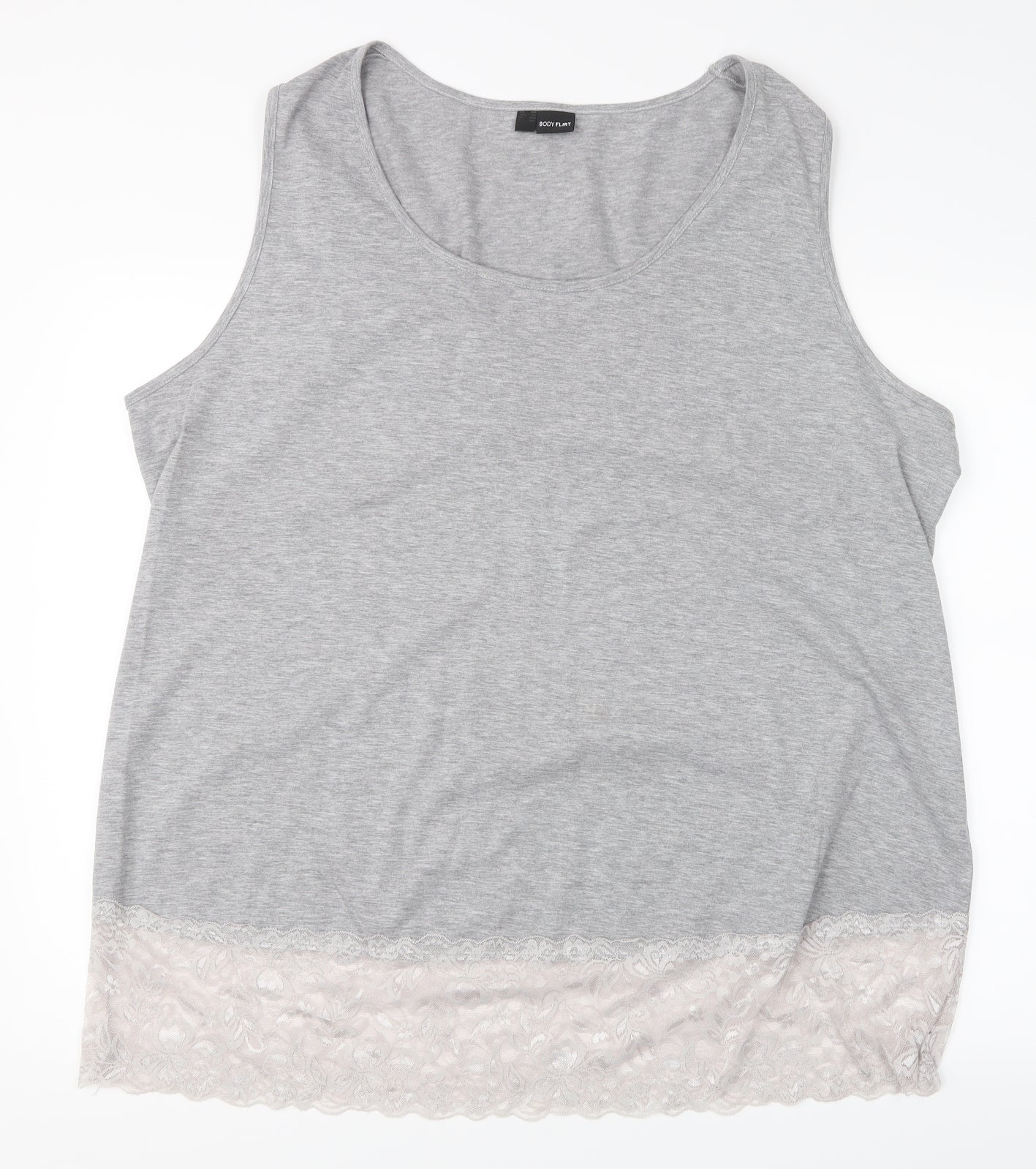 Body Flirt Womens Grey    Pyjama Top Size 2XL