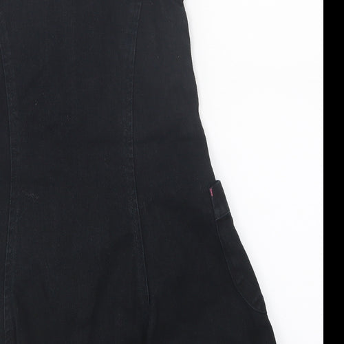 Mini Limited Girls Black  Denim A-Line  Size 2-3 Years