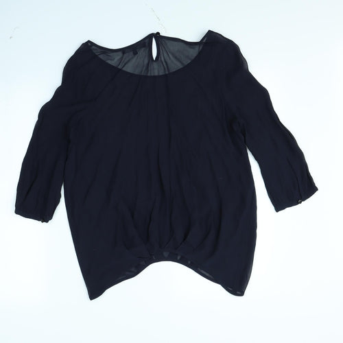 NEXT Womens Blue   Basic Blouse Size 8