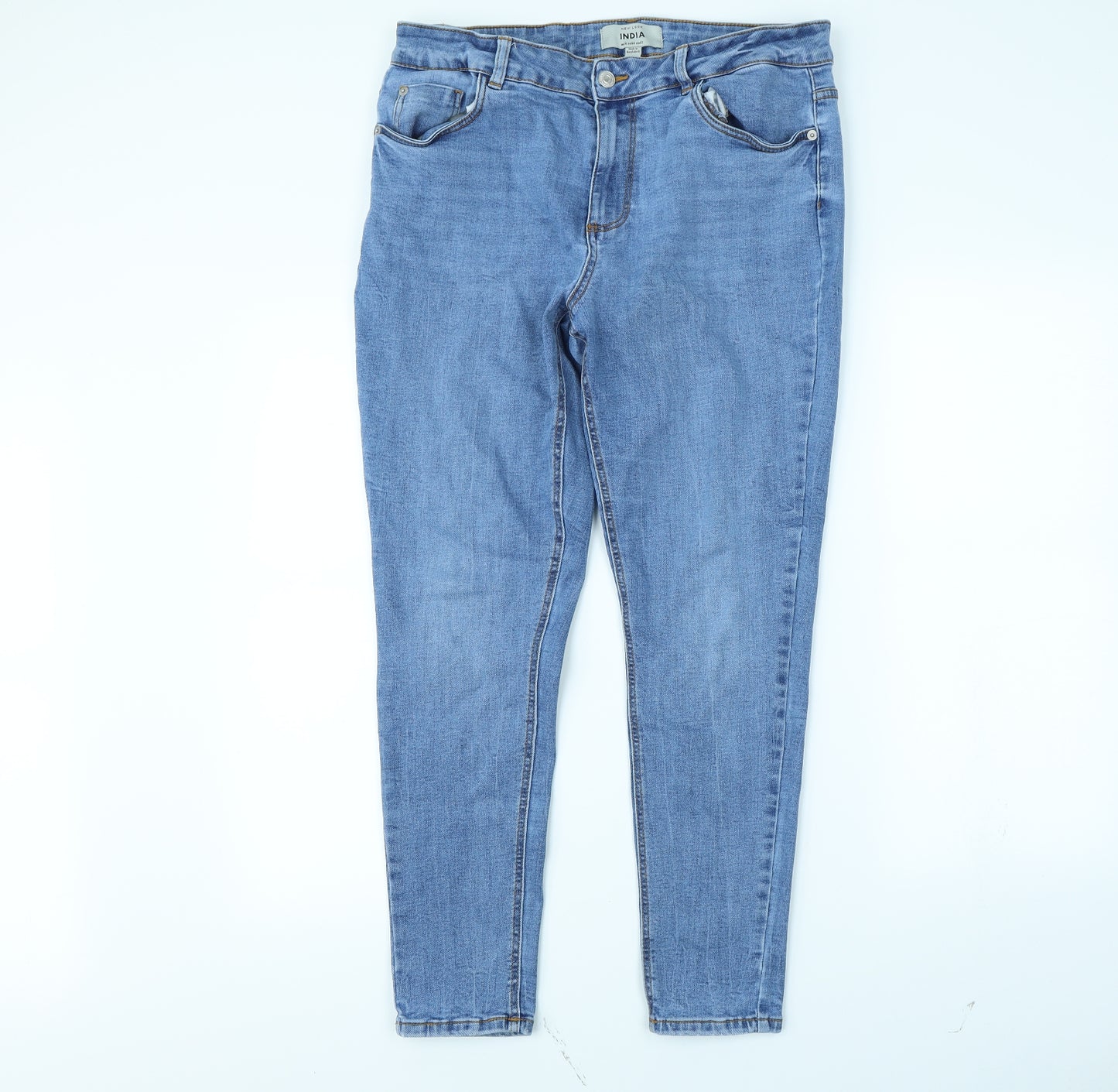 New Look Womens Blue   Mom Jeans Size 16 L30 in