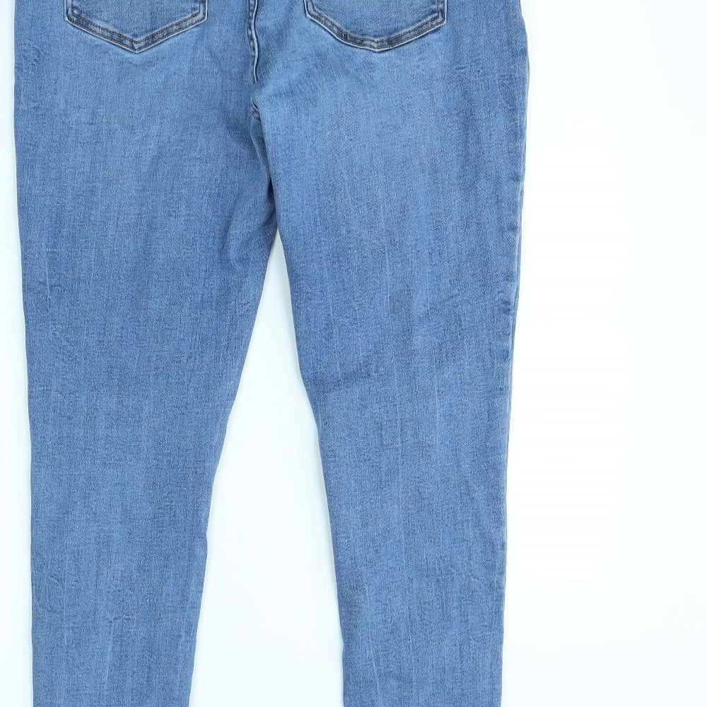 New Look Womens Blue   Mom Jeans Size 16 L30 in
