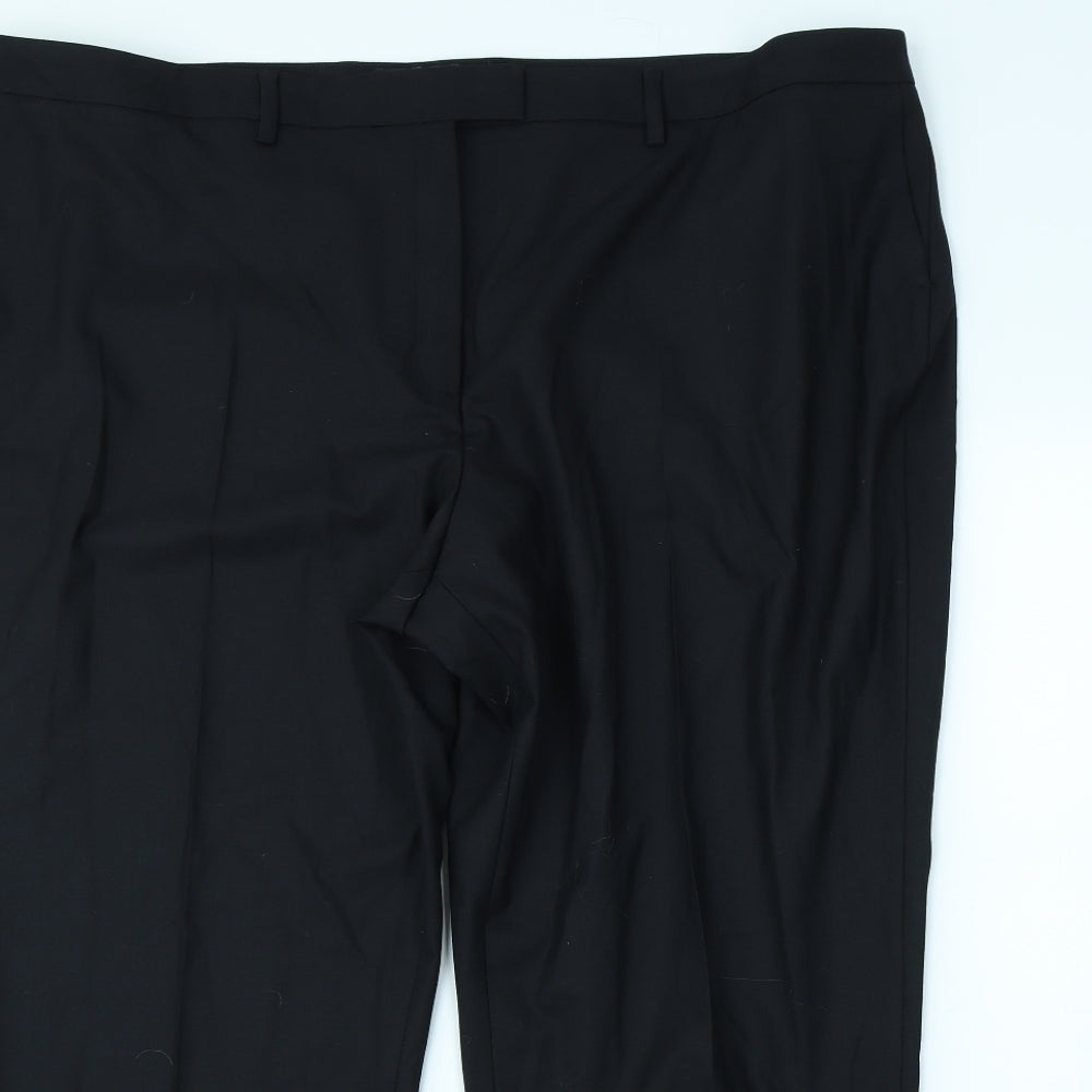Autograph Womens Black   Dress Pants Trousers Size 24 L30 in