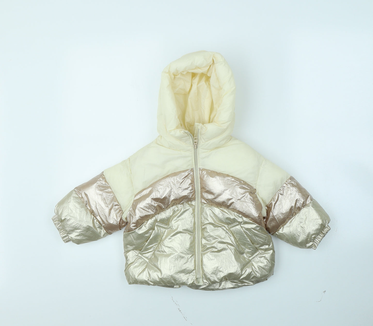 Zara Girls Beige   Rain Coat Coat Size 18 Months