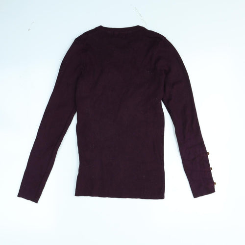 Red Herring Womens Purple   Pullover Jumper Size 8
