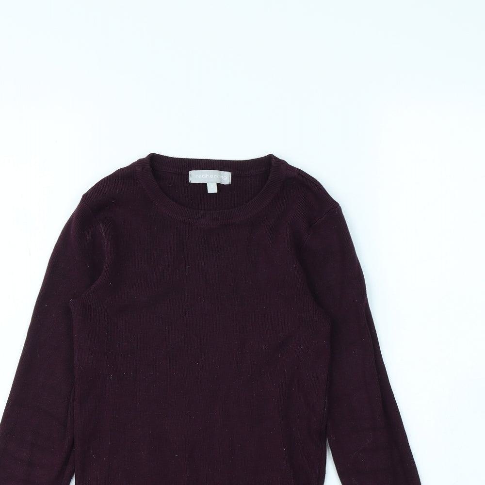 Red Herring Womens Purple   Pullover Jumper Size 8