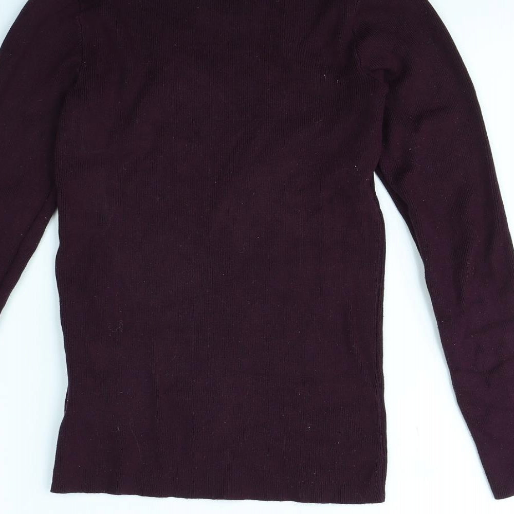 Red Herring Womens Purple   Pullover Jumper Size 8