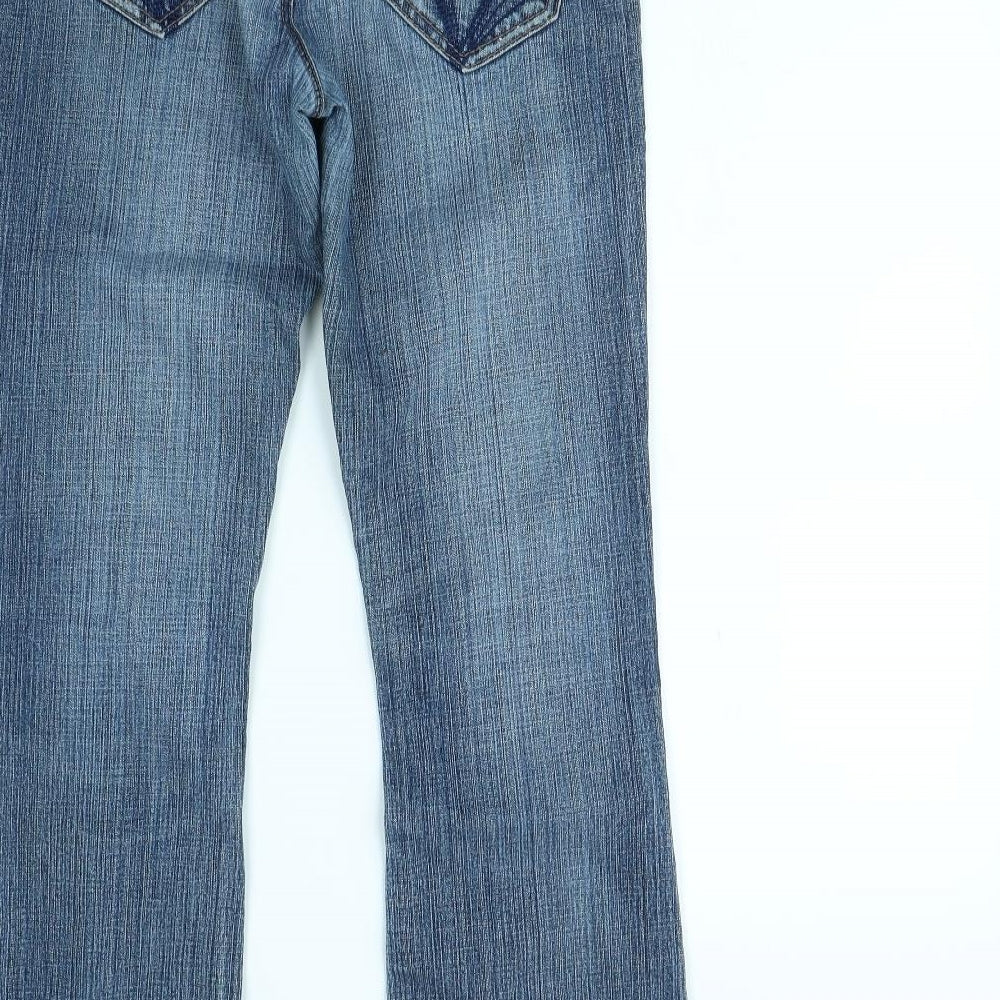 River Island Womens Blue   Flared Jeans Size 12 L30 in
