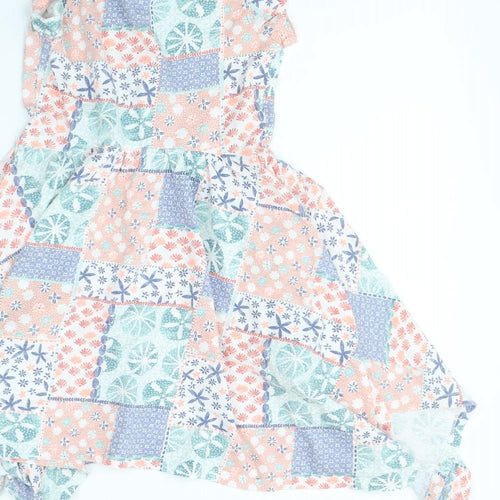 Manta Ray Girls Multicoloured Geometric  Fit & Flare  Size 7 Years