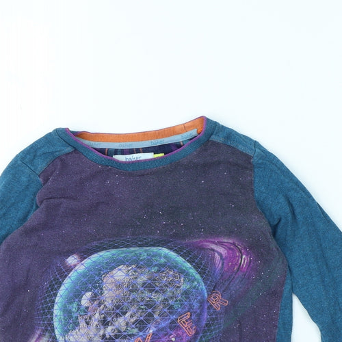Baker Girls Blue   Pullover Jumper Size 5 Years