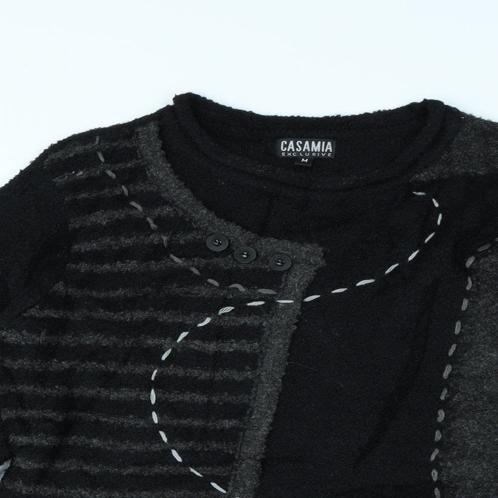 Casamia Womens Black   Pullover Jumper Size M