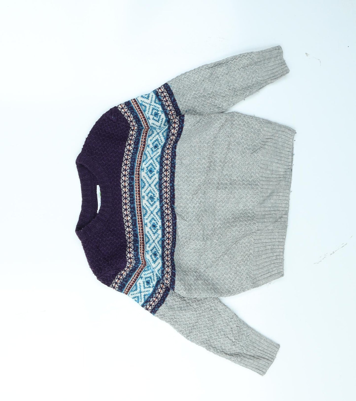 M&Co Boys Grey   Pullover Jumper Size 3 Years