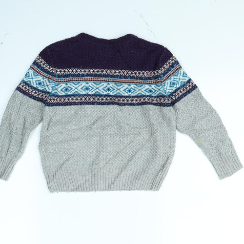 M&Co Boys Grey   Pullover Jumper Size 3 Years