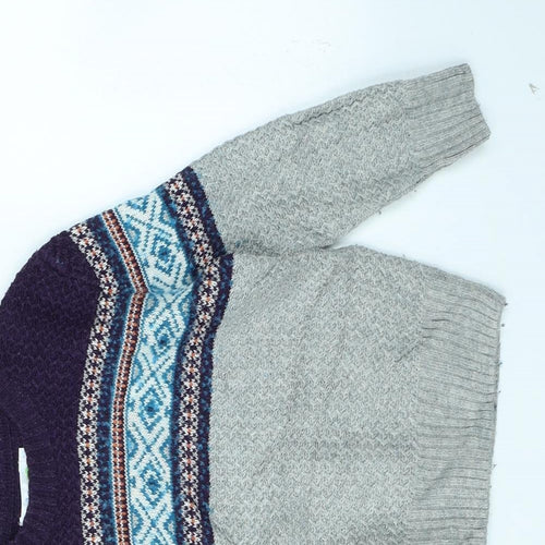 M&Co Boys Grey   Pullover Jumper Size 3 Years