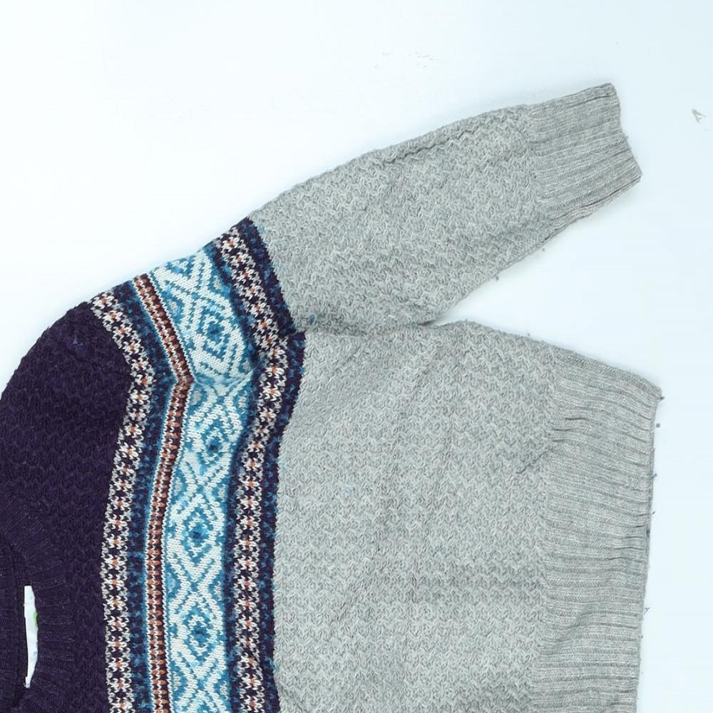 M&Co Boys Grey   Pullover Jumper Size 3 Years