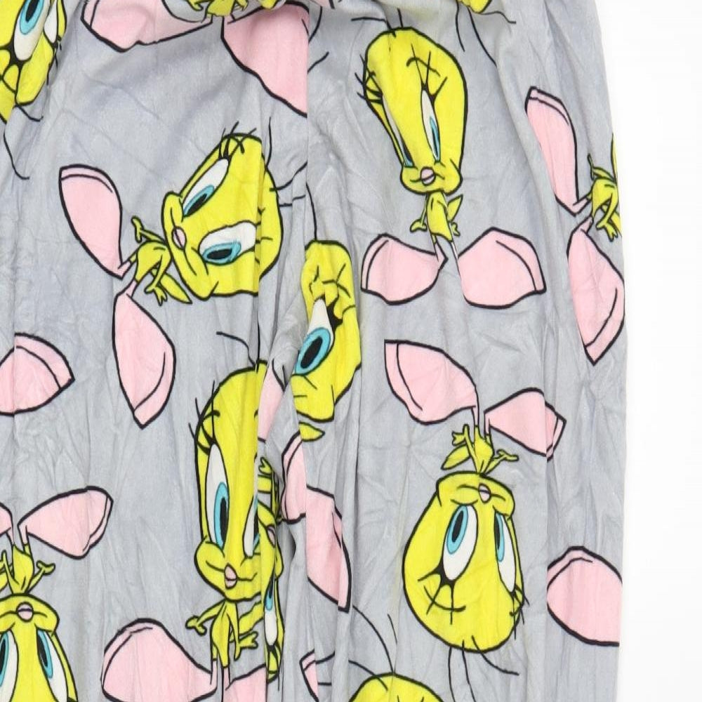 Primark Womens Grey Solid  Capri Lounge Pants Size S