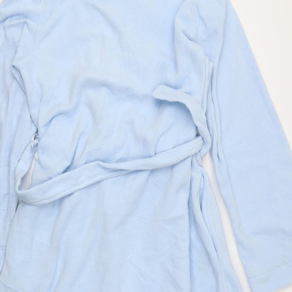 Primark Womens Blue Solid  Capri Robe Size 10