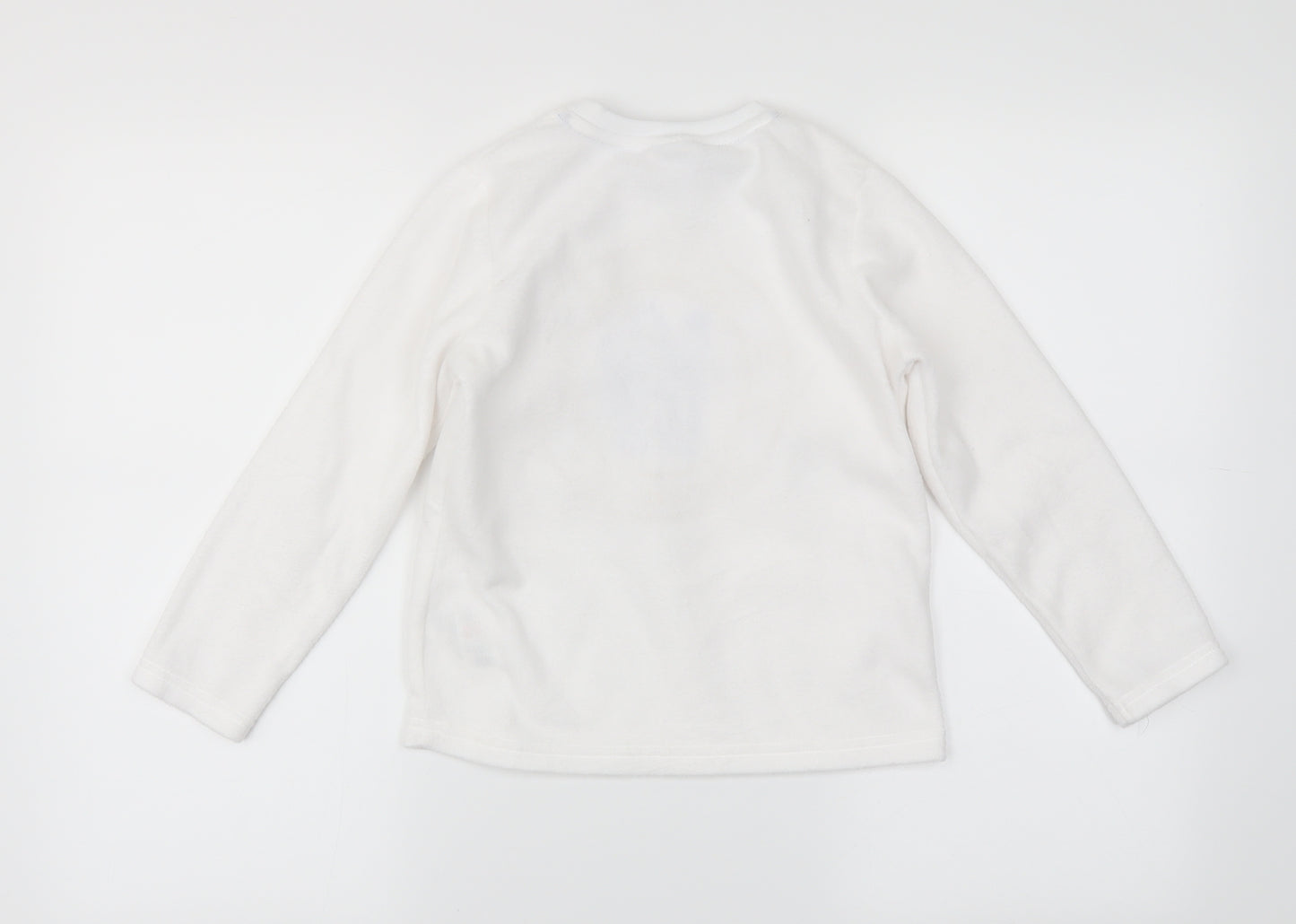 Chelsea Girls White   Pullover Jumper Size 6-7 Years  - Chelsea F.C