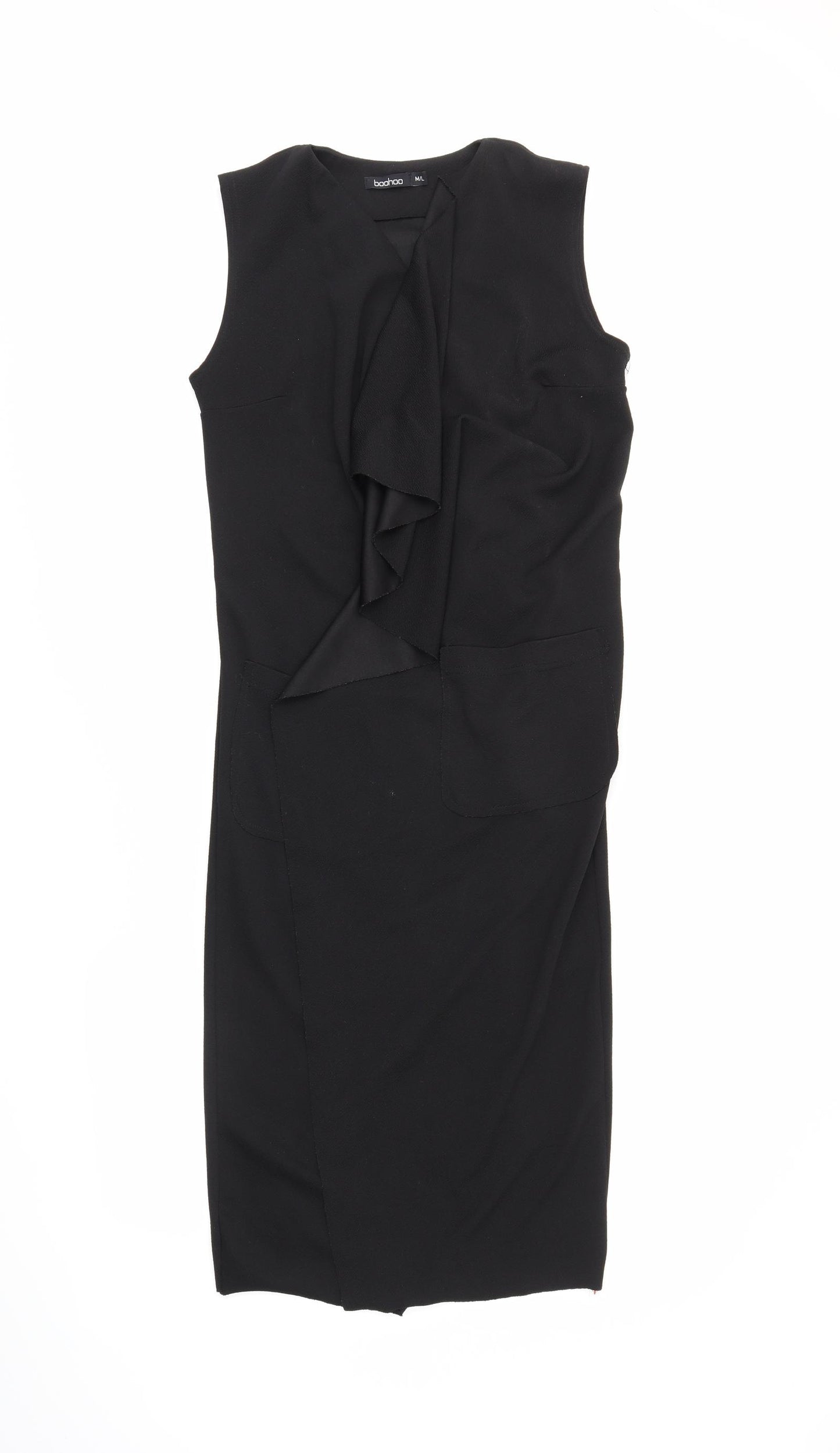 Boohoo Womens Black   Kimono Blazer Size M