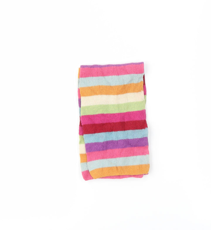 Preworn Girls Pink Striped Scarf Scarves & Wraps One Size