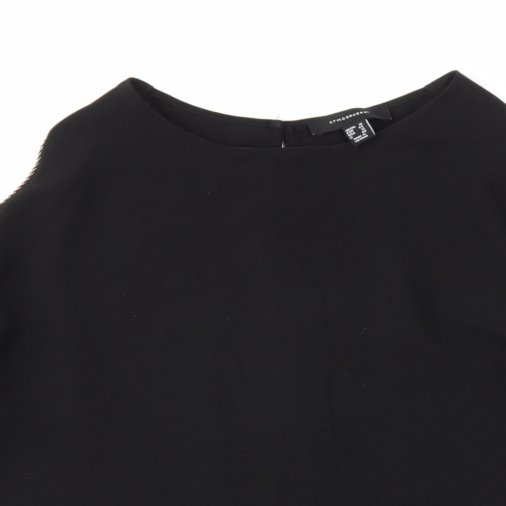 Atmosphere Womens Black   Basic Blouse Size 16
