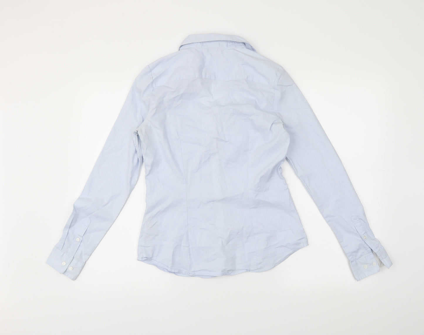 H&M Womens Blue   Basic Button-Up Size 12