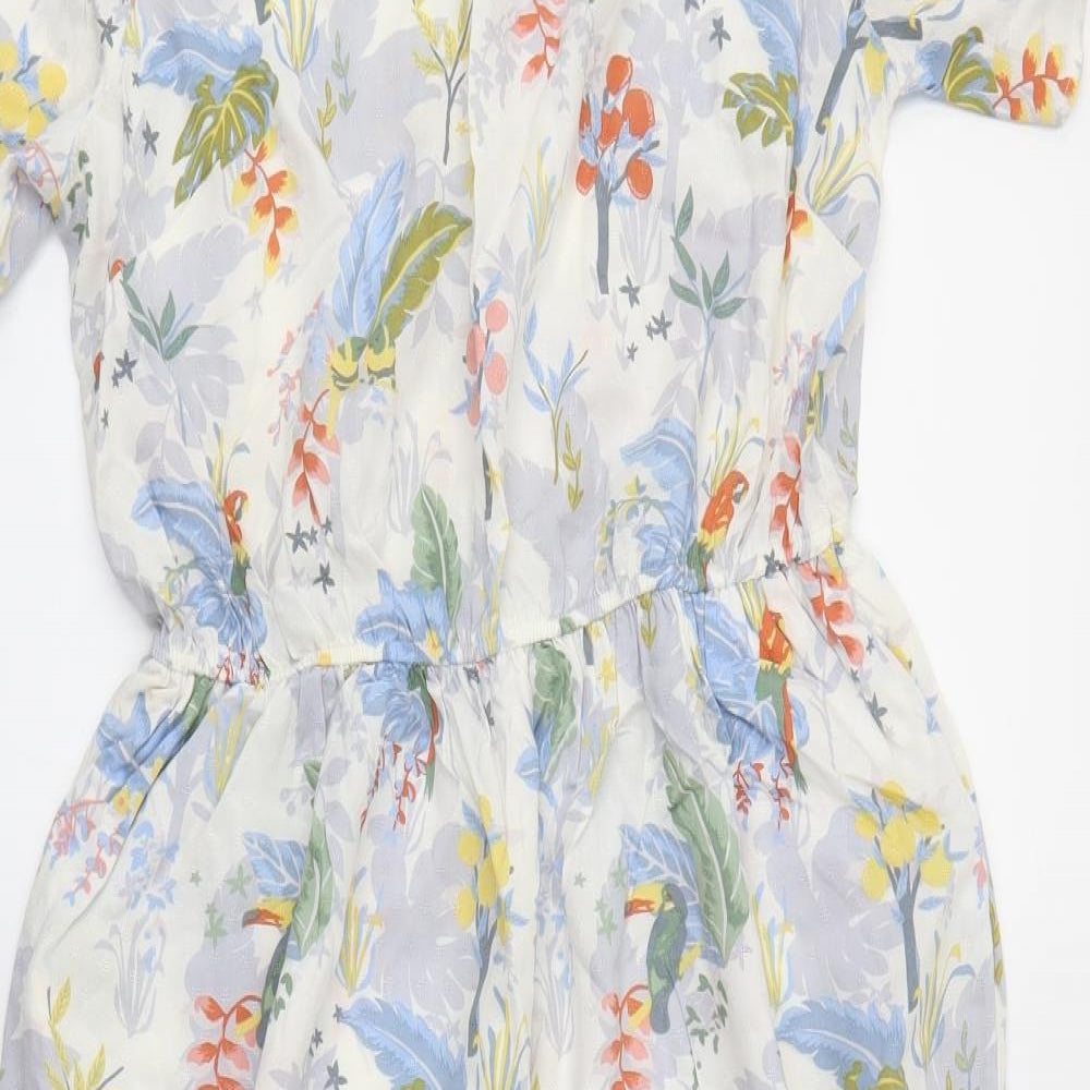 NEXT Womens White Floral  Maxi  Size 14