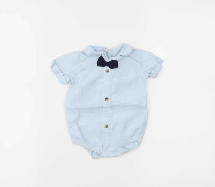 Preworn Boys Blue Babygrow One-Piece Size 3-6 Months