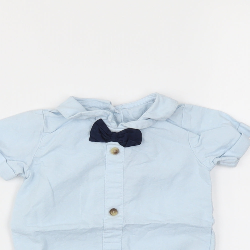 Preworn Boys Blue   Babygrow One-Piece Size 3-6 Months