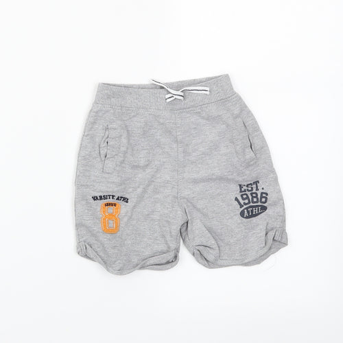 Preworn Boys Grey   Cropped Trousers Size 9-12 Months