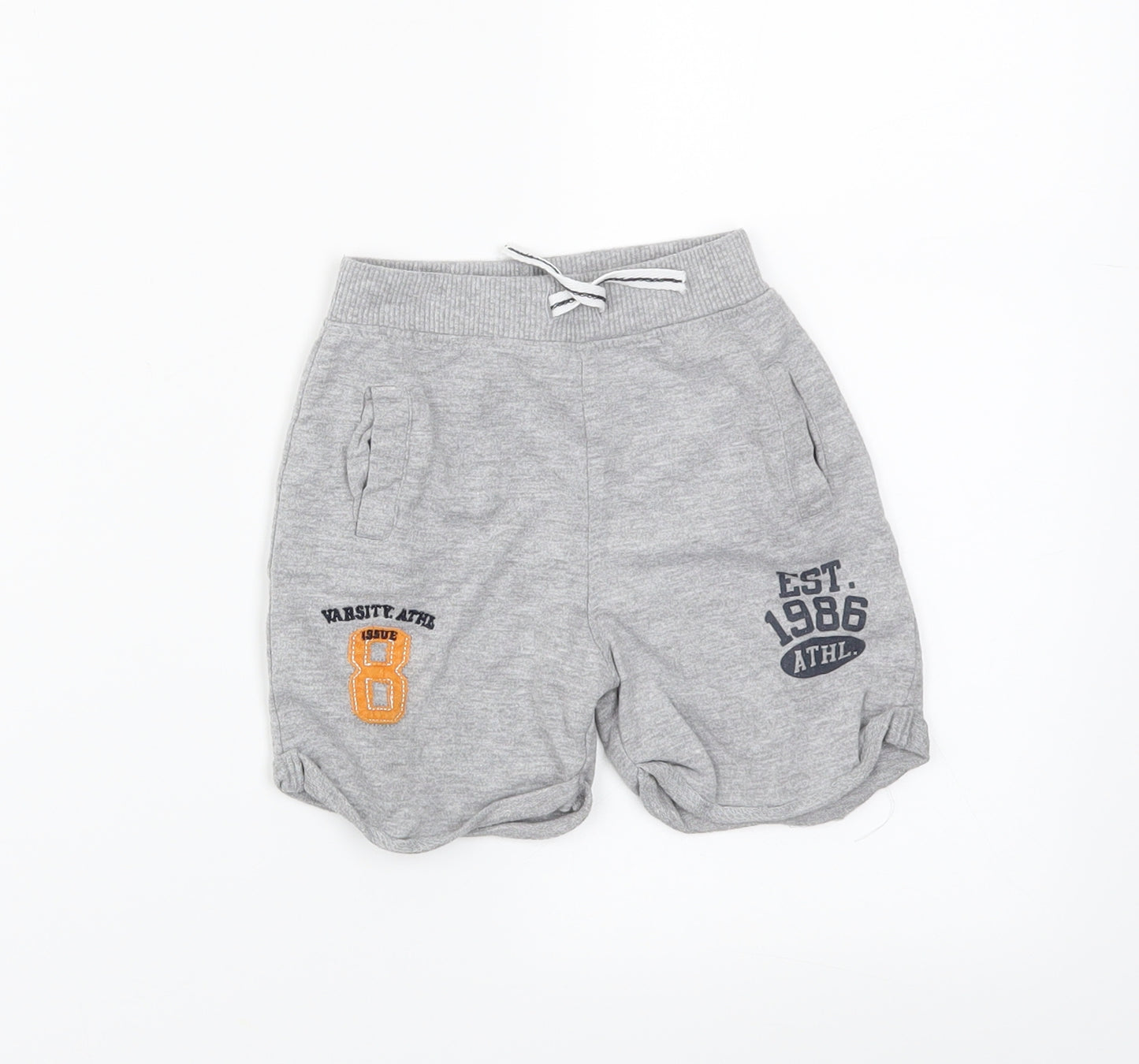 Preworn Boys Grey   Cropped Trousers Size 9-12 Months