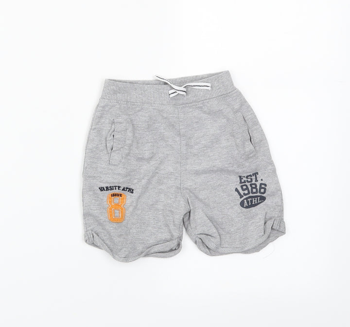 Preworn Boys Grey   Cropped Trousers Size 9-12 Months