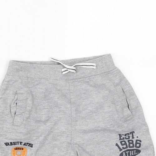 Preworn Boys Grey   Cropped Trousers Size 9-12 Months