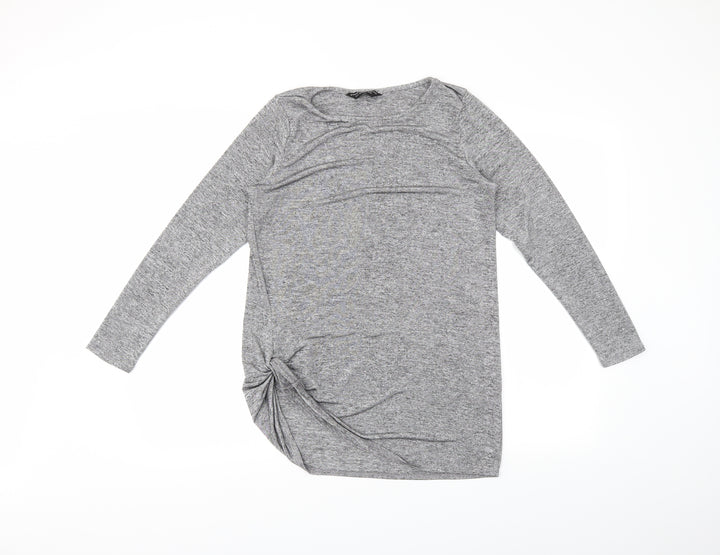 Dorothy Perkins Womens Grey   Basic Blouse Size 12