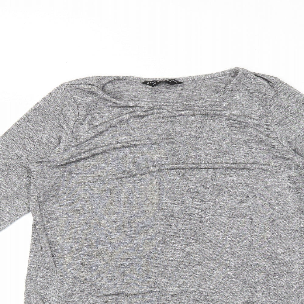 Dorothy Perkins Womens Grey   Basic Blouse Size 12