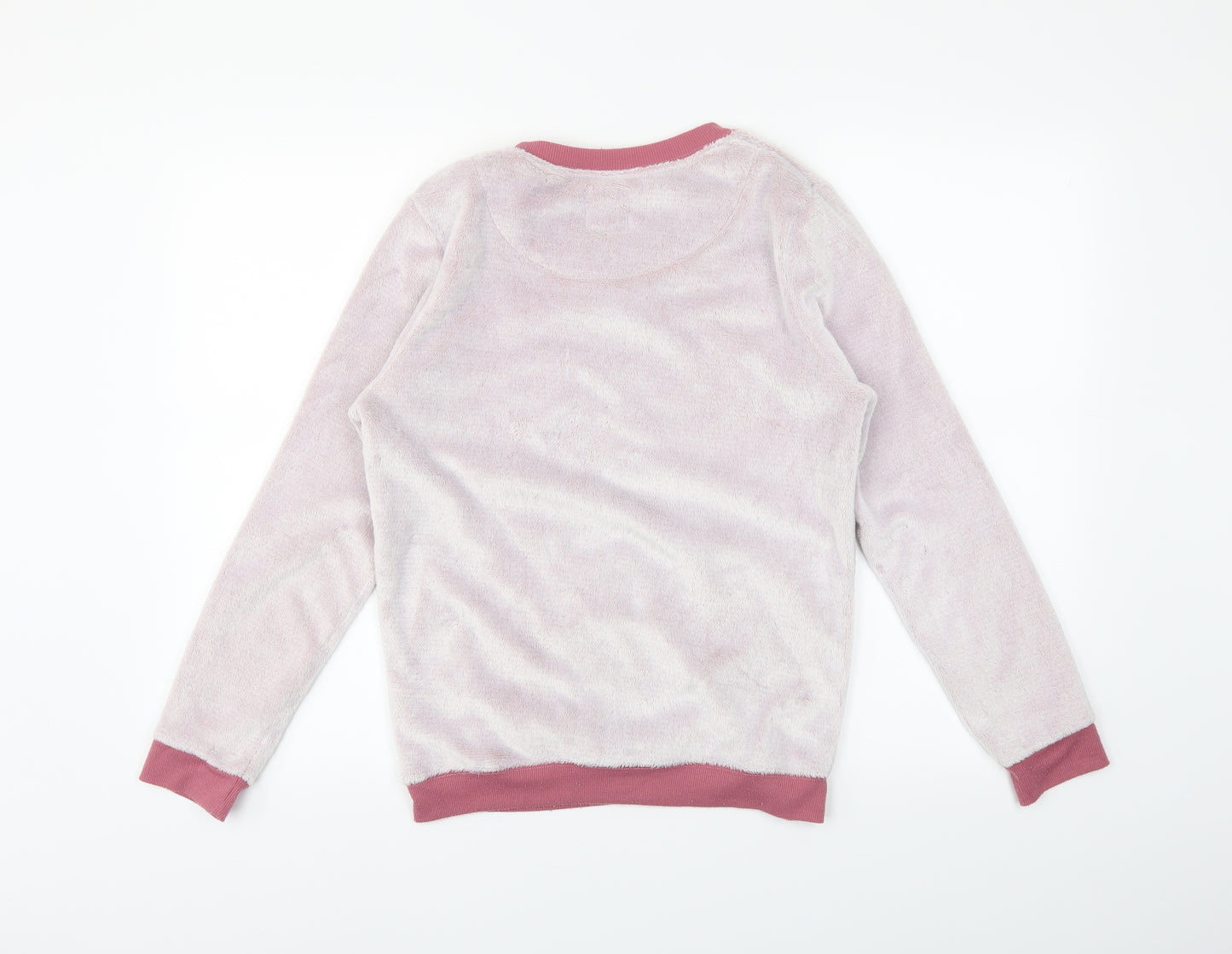 Disney Womens Pink Solid  Capri Pyjama Top Size XS  - disney