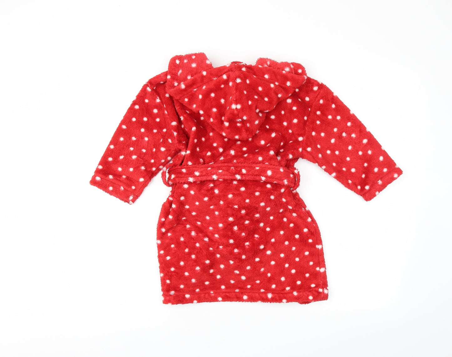 NEXT Girls Red Polka Dot  Capri Robe Size 2-3 Years