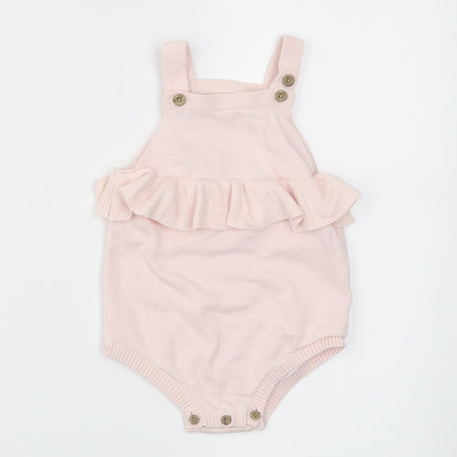 TU Girls Red   Babygrow One-Piece Size 12-18 Months