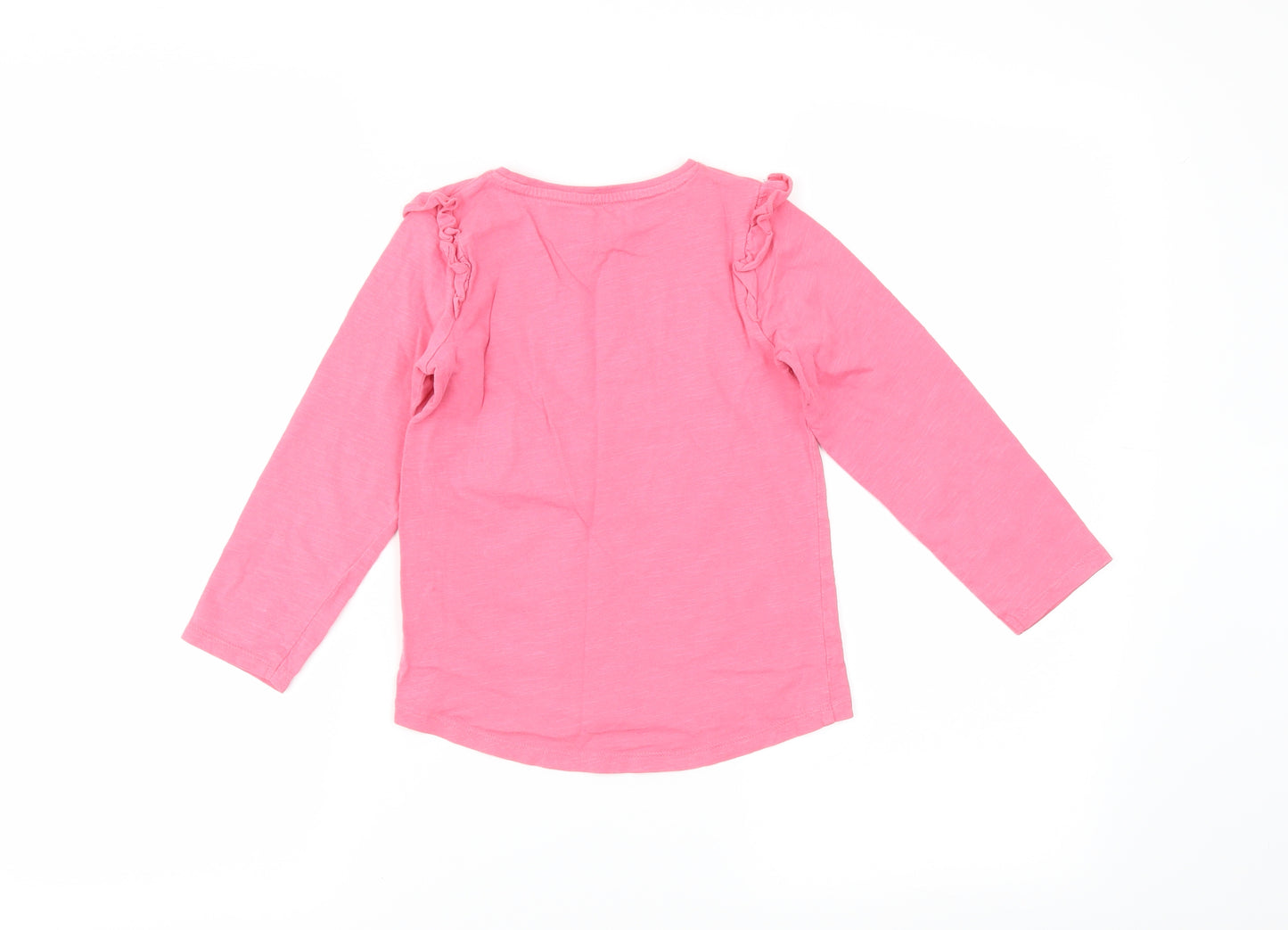 Nutmeg Girls Pink   Basic T-Shirt Size 5-6 Years