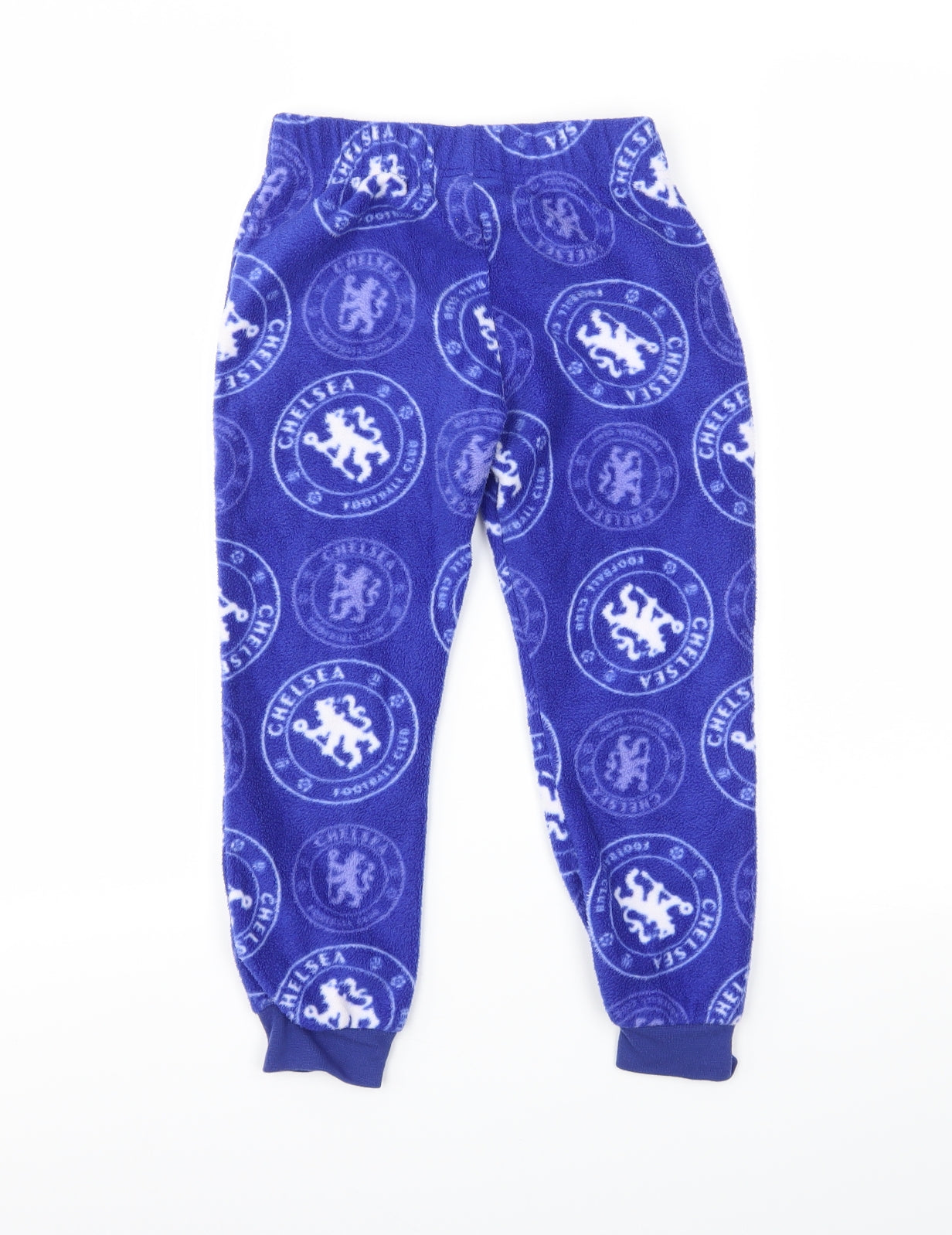 Preworn Boys Blue Solid   Pyjama Pants Size 6-7 Years  - Chelsea F.C